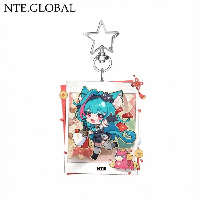 Neverness to Everness (NTE) Chibi Character "Instant Photo" Acrylic Keychain – Festive Series | nte.global