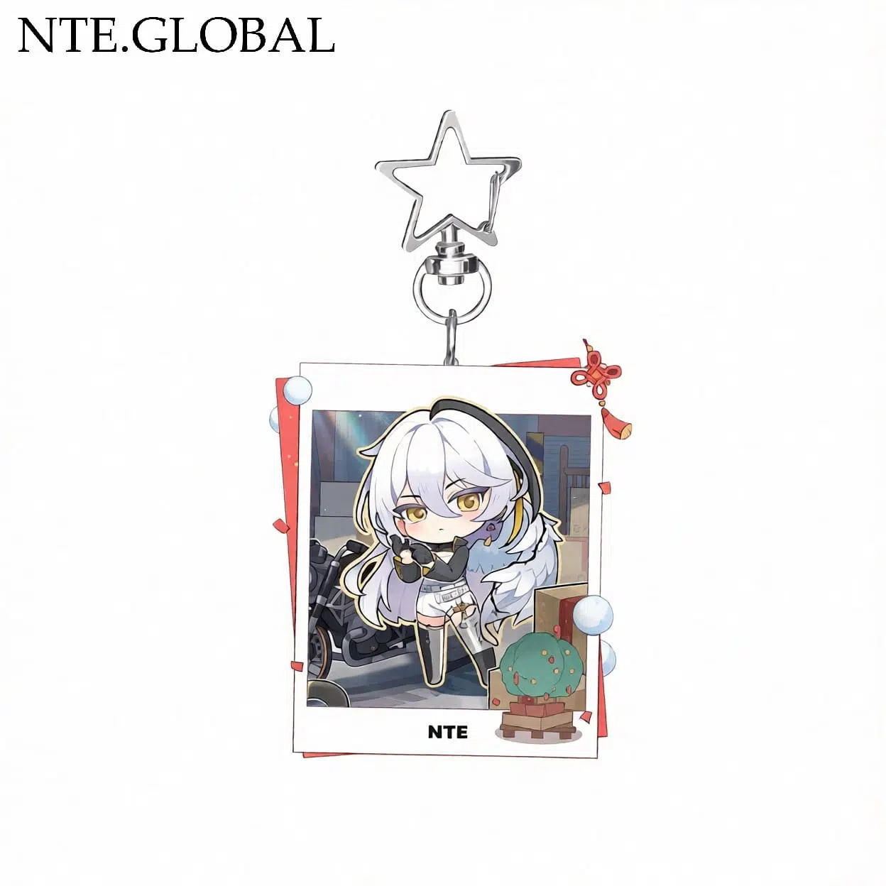 Neverness to Everness (NTE) Chibi Character "Instant Photo" Acrylic Keychain – Festive Series | nte.global