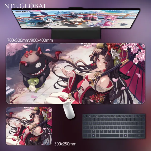 Neverness to Everness Desk Mat Game Large Mouse Pad & HD Non-slip Keyboard Mat | nte.global