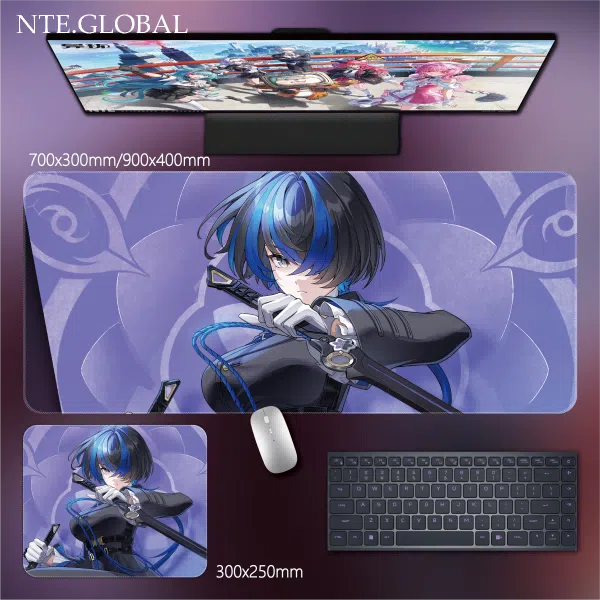 Neverness to Everness Desk Mat Game Large Mouse Pad & HD Non-slip Keyboard Mat | nte.global