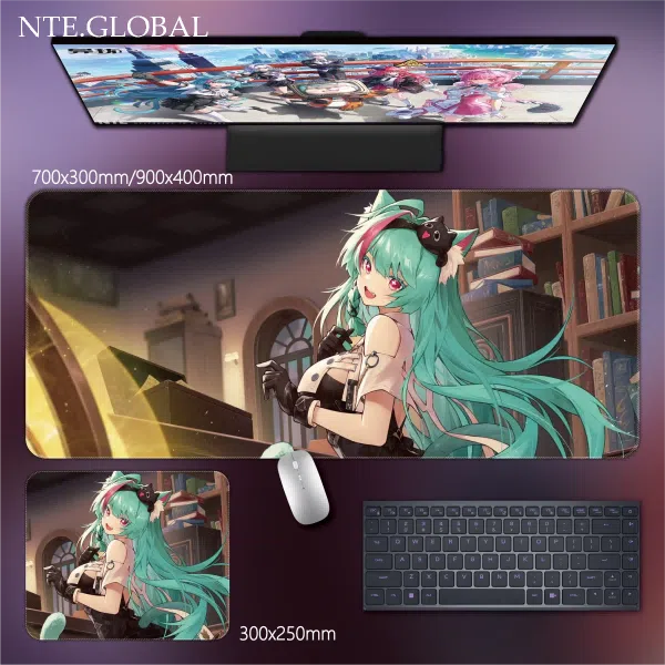 Neverness to Everness Desk Mat Game Large Mouse Pad & HD Non-slip Keyboard Mat | nte.global