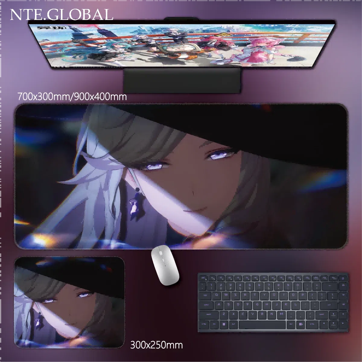 Neverness to Everness Desk Mat Game Large Mouse Pad & HD Non-slip Keyboard Mat | nte.global