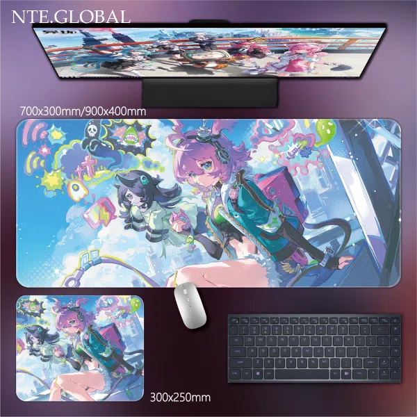 Neverness to Everness Desk Mat Game Large Mouse Pad & HD Non-slip Keyboard Mat | nte.global