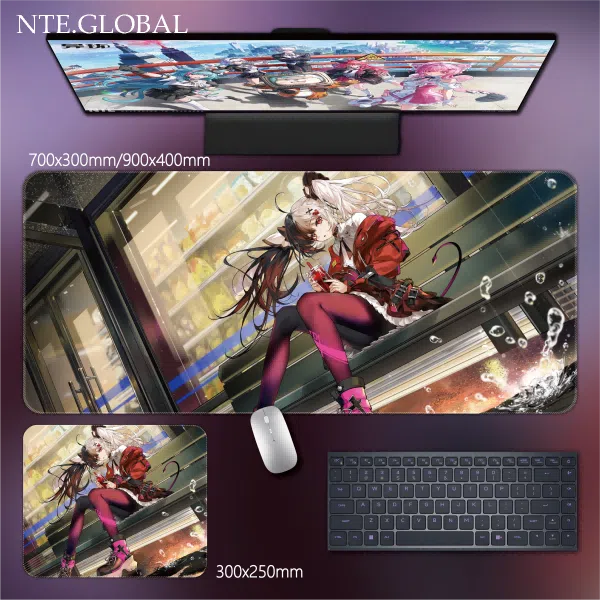 Neverness to Everness Desk Mat Game Large Mouse Pad & HD Non-slip Keyboard Mat | nte.global