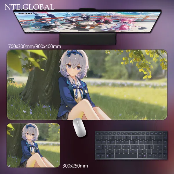 Neverness to Everness Desk Mat Game Large Mouse Pad & HD Non-slip Keyboard Mat | nte.global