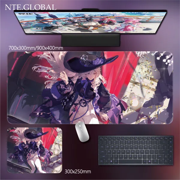 Neverness to Everness Desk Mat Game Large Mouse Pad & HD Non-slip Keyboard Mat | nte.global
