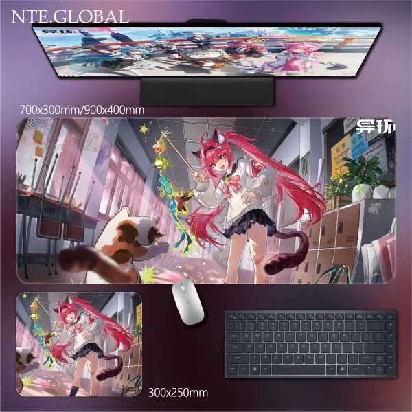 Neverness to Everness Desk Mat Game Large Mouse Pad & HD Non-slip Keyboard Mat | nte.global
