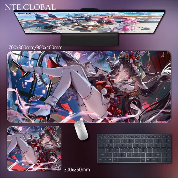 Neverness to Everness Desk Mat Game Large Mouse Pad & HD Non-slip Keyboard Mat | nte.global