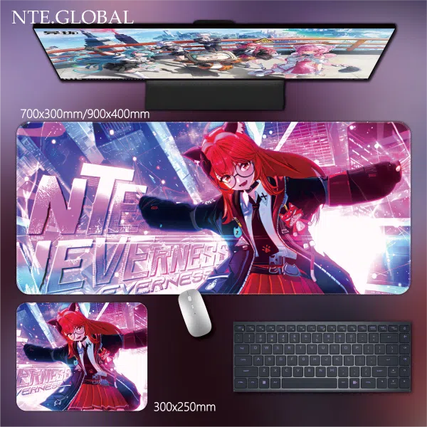 Neverness to Everness Desk Mat Game Large Mouse Pad & HD Non-slip Keyboard Mat | nte.global