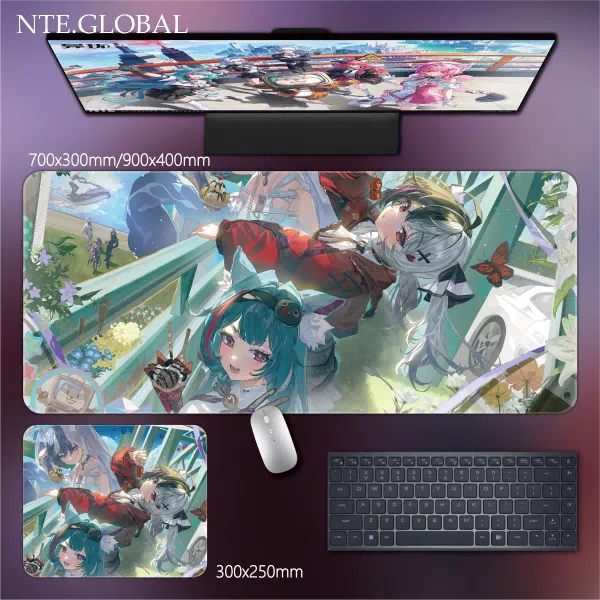 Neverness to Everness Desk Mat Game Large Mouse Pad & HD Non-slip Keyboard Mat | nte.global