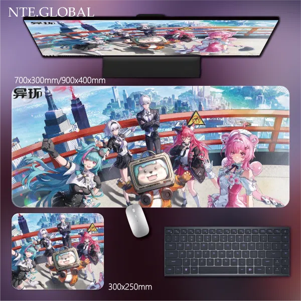 Neverness to Everness Desk Mat Game Large Mouse Pad & HD Non-slip Keyboard Mat | nte.global