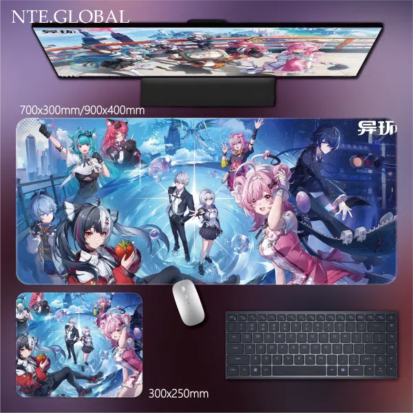 Neverness to Everness Desk Mat Game Large Mouse Pad & HD Non-slip Keyboard Mat | nte.global