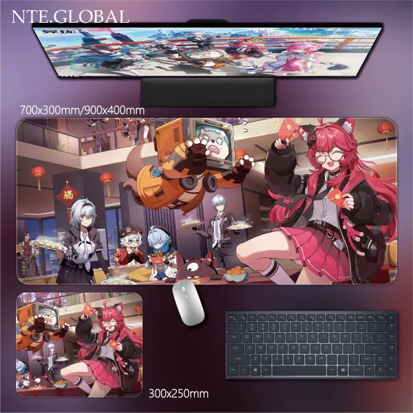 Neverness to Everness Desk Mat Game Large Mouse Pad & HD Non-slip Keyboard Mat | nte.global