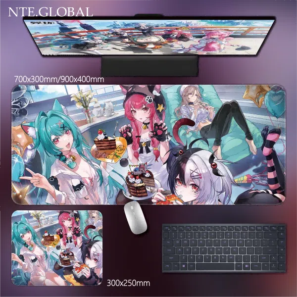 Neverness to Everness Desk Mat Game Large Mouse Pad & HD Non-slip Keyboard Mat | nte.global