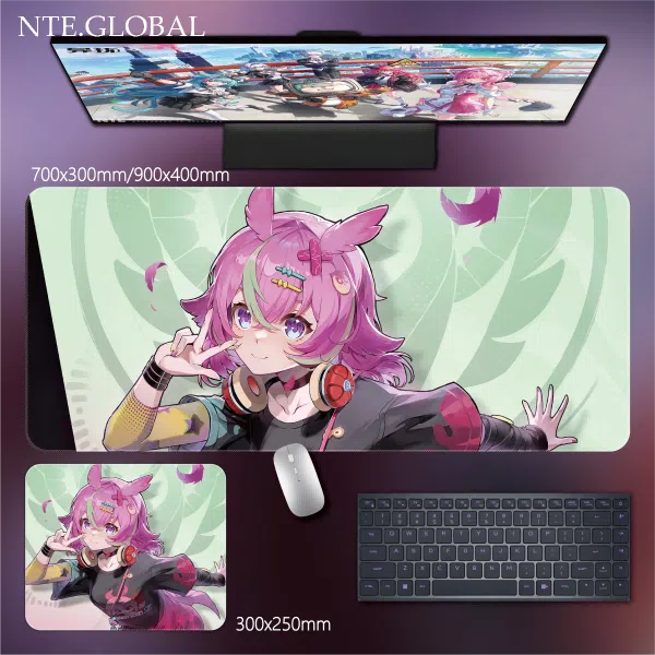 Neverness to Everness Desk Mat Game Large Mouse Pad & HD Non-slip Keyboard Mat | nte.global