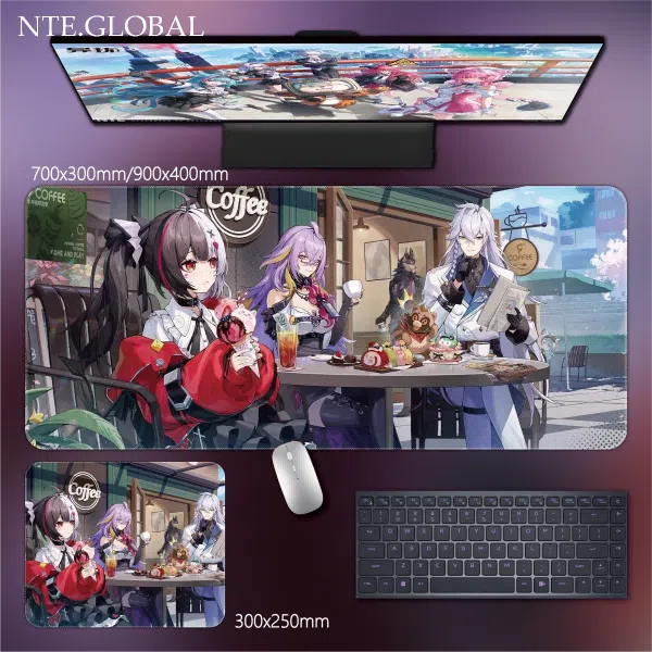 Neverness to Everness Desk Mat Game Large Mouse Pad & HD Non-slip Keyboard Mat | nte.global