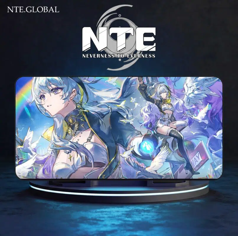 NTE Fan Art Creation Hathor "Celestial Wing" Large Gaming Mouse Pad – HD Desk Mat