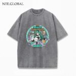 NTE Retro Distressed Chiz, Mint, Nanally Summer Oversize T-Shirt | nte.global