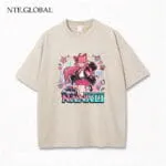 NTE Retro Distressed Chiz, Mint, Nanally Summer Oversize T-Shirt | nte.global