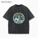 NTE Retro Distressed Chiz, Mint, Nanally Summer Oversize T-Shirt | nte.global
