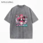NTE Retro Distressed Chiz, Mint, Nanally Summer Oversize T-Shirt | nte.global