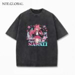 NTE Retro Distressed Chiz, Mint, Nanally Summer Oversize T-Shirt | nte.global