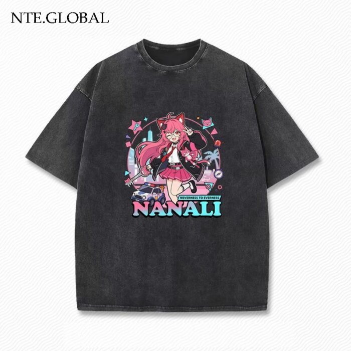 NTE Retro Distressed Chiz, Mint, Nanally Summer Oversize T-Shirt | nte.global