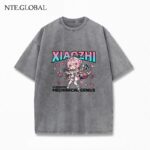 NTE Retro Distressed Chiz, Mint, Nanally Summer Oversize T-Shirt | nte.global