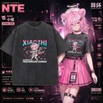 NTE Retro Distressed Chiz, Mint, Nanally Summer Oversize T-Shirt | nte.global