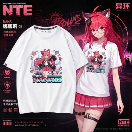 Neverness to Everness (NTE) Chiz, Mint, Nanally Summer Loose T-Shirt | nte.global