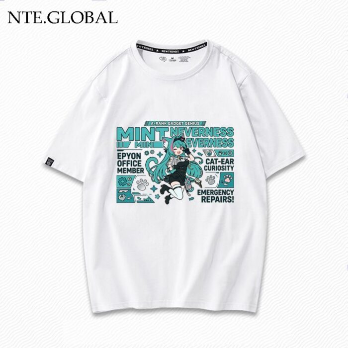 Neverness to Everness (NTE) Chiz, Mint, Nanally Summer Loose T-Shirt | nte.global