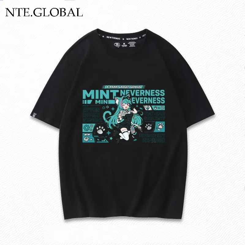 Neverness to Everness (NTE) Chiz, Mint, Nanally Summer Loose T-Shirt  | nte.global