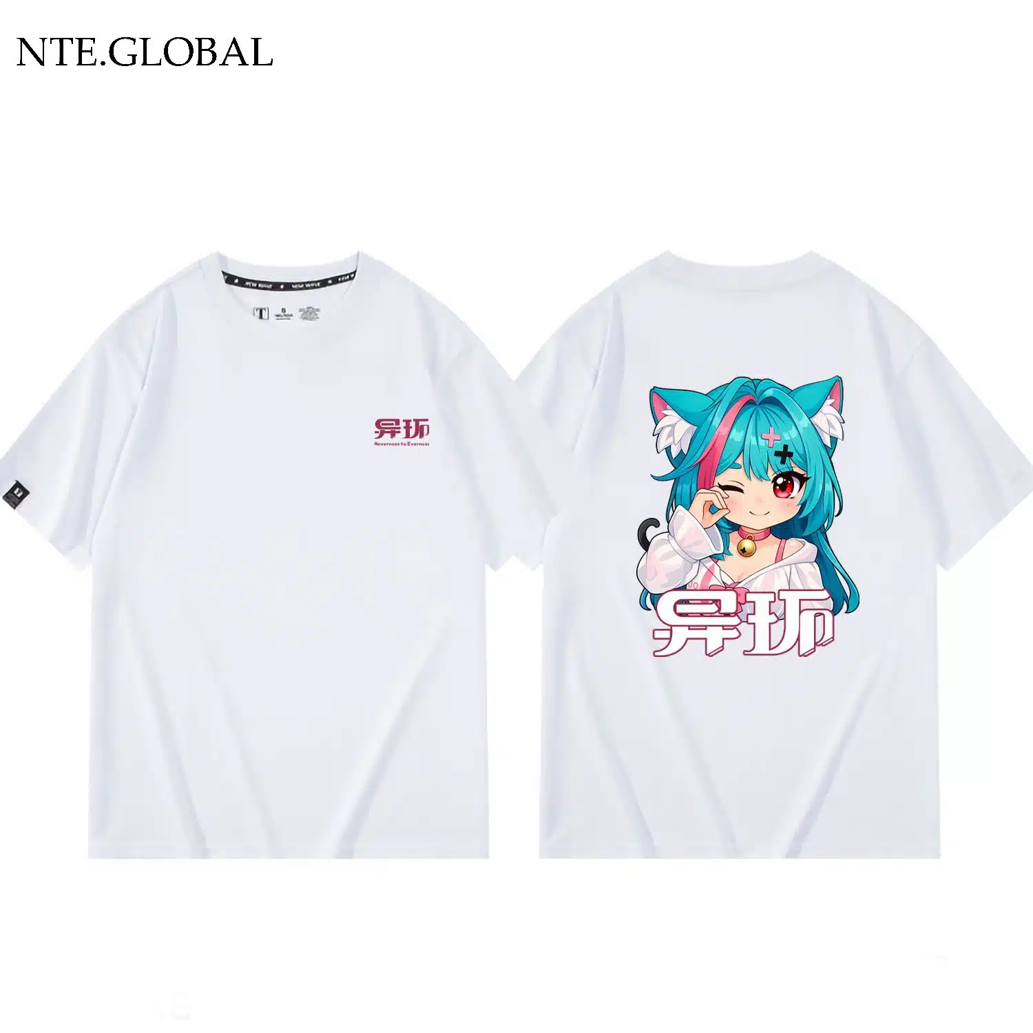 Neverness to Everness (NTE) Alphard, Mint, Lacrimosa Chibi T-Shirt | nte.global