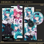NTE Mint Nanally Laser Ticket Badge Photocard Set Neverness to Everness Merch Menthe ミント ナナリ Neverness to Everness グッズ NTE グッズ 이환 굿즈 민트 나나리 | nte.global