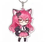 NTE Nanally Cartoon Acrylic Keychain Neverness to Everness Merch ナナリ Neverness to Everness グッズ NTE グッズ 이환 굿즈 나나리 | nte.global