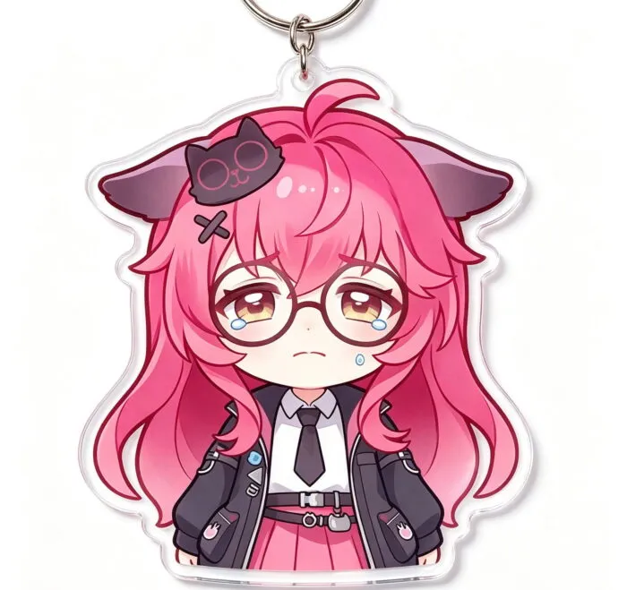 NTE Nanally Cartoon Acrylic Keychain Neverness to Everness Merch ナナリ Neverness to Everness グッズ NTE グッズ 이환 굿즈 나나리 | nte.global