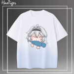 NTE Nanally Mint Zero Gradient T-Shirt Neverness to Everness Merch ナナリ Menthe ミント ゼロ Neverness to Everness グッズ NTE グッズ 이환 굿즈 나나리 민트 제로 | nte.global