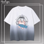 NTE Nanally Mint Zero Gradient T-Shirt Neverness to Everness Merch ナナリ Menthe ミント ゼロ Neverness to Everness グッズ NTE グッズ 이환 굿즈 나나리 민트 제로 | nte.global