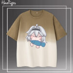 NTE Nanally Mint Zero Gradient T-Shirt Neverness to Everness Merch ナナリ Menthe ミント ゼロ Neverness to Everness グッズ NTE グッズ 이환 굿즈 나나리 민트 제로 | nte.global