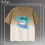 NTE Nanally Mint Zero Gradient T-Shirt Neverness to Everness Merch ナナリ Menthe ミント ゼロ Neverness to Everness グッズ NTE グッズ 이환 굿즈 나나리 민트 제로 | nte.global