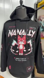 Neverness to Everness (NTE) Nanally “Pink Chaos” Urban-Pop Hoodie – Cyber Cat Unit Edition | nte.global