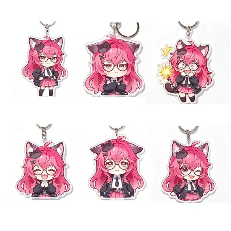 NTE Nanally Cartoon Acrylic Keychain Neverness to Everness Merch ナナリ Neverness to Everness グッズ NTE グッズ 이환 굿즈 나나리 | nte.global