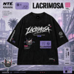 Lacrimosa NTE Sleep In Nightmare T-Shirt Devilish Inspiration 라크리모사 이환 굿즈 Neverness to Everness グッズ nte.global