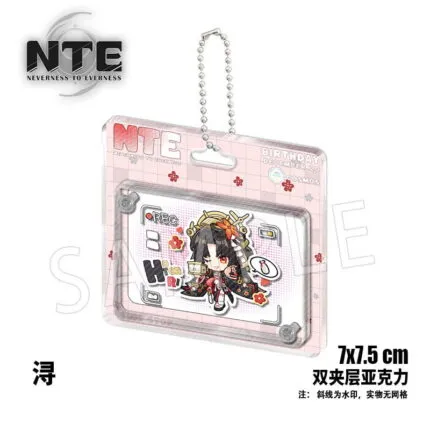 NTE Nanally Mint Hotori Lacrimosa Layered Acrylic Charm Neverness to Everness Merch ナナリ Menthe ミント 潯 ラクリモーサ Neverness to Everness グッズ NTE グッズ 이환 굿즈 나나리 민트 호토리 라크리모사 | nte.global