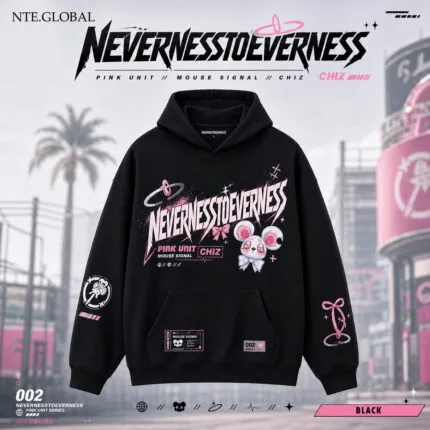 Chiz NTE Pink Unit 002 Hoodie 이환 치즈 nte.global