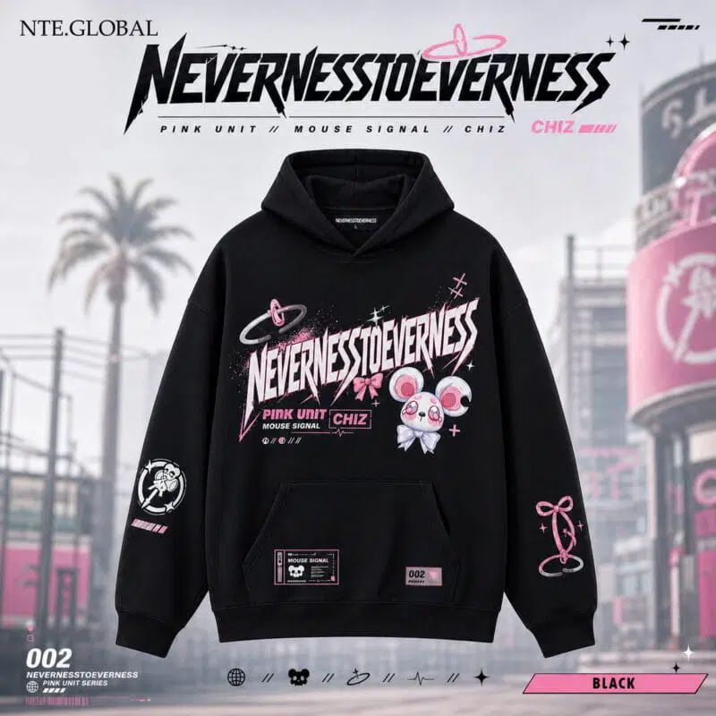 Chiz NTE Pink Unit 002 Hoodie 이환 치즈 nte.global