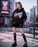 Chiz NTE Pink Unit 002 Hoodie 이환 치즈 nte.global