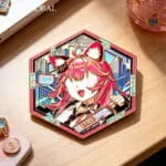 Nanally NTE Hexagonal Enamel Badge 나나리 이환 굿즈 nte.global