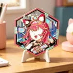 Nanally NTE Hexagonal Enamel Badge 나나리 이환 굿즈 nte.global
