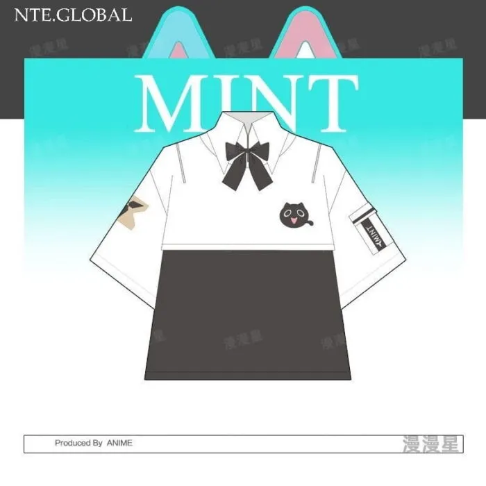 NTE Neverness to Everness Mint Casual Cosplay Outfit – Daily Anime Convention Costume 이환 굿즈 Neverness to Everness グッズ NTE グッズ | nte.global